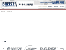 Tablet Screenshot of breezehoseclamps.com